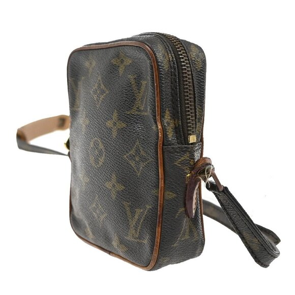 LOUIS VUITTON LV Mini Danube Shoulder Bag Monogram Leather Brown - Picture 3 of 5